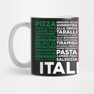 Italian Food Flag Italy Pasta Love Mug
